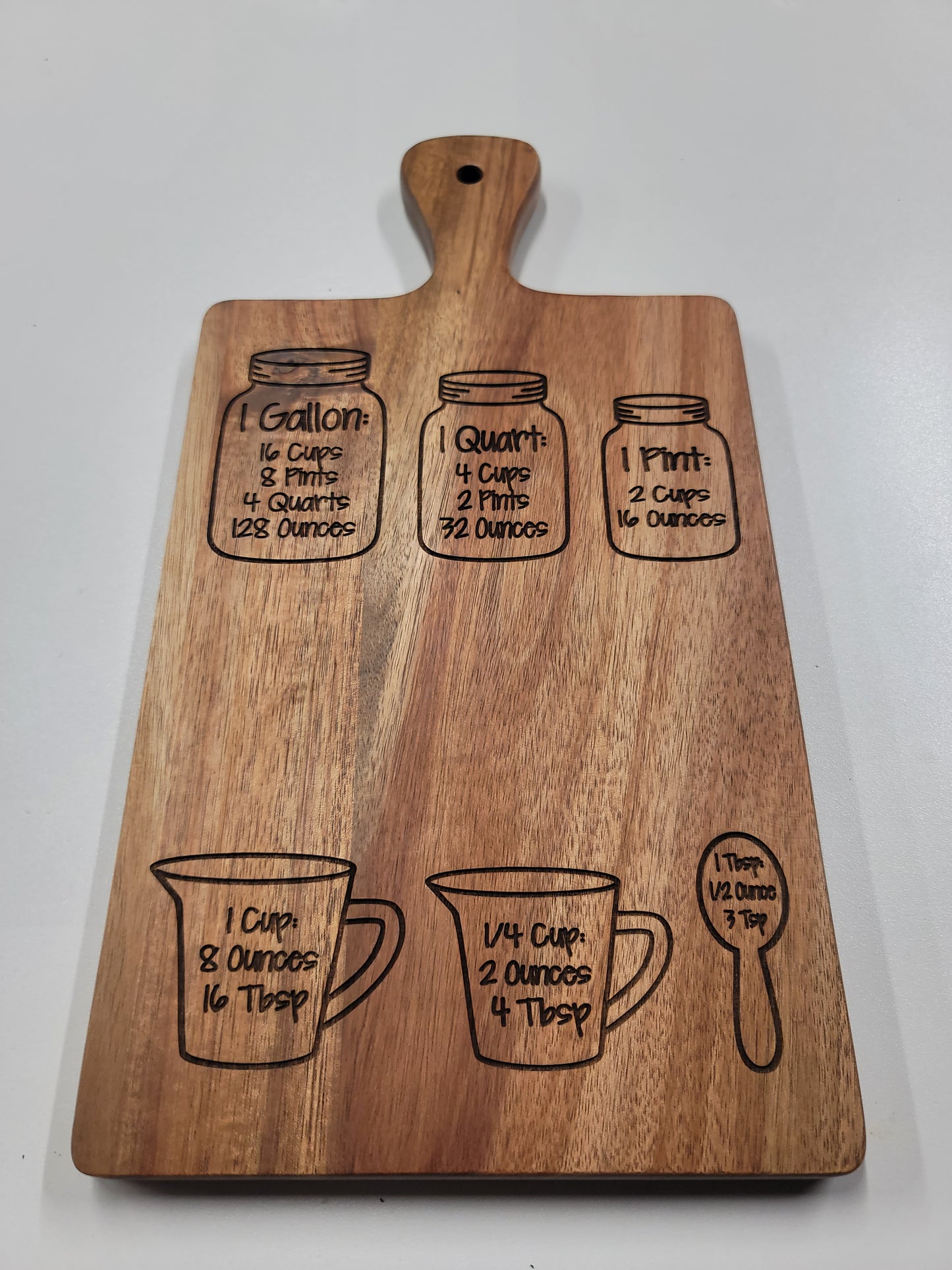 Butcher Board w/Slate - Dual Side Engraved