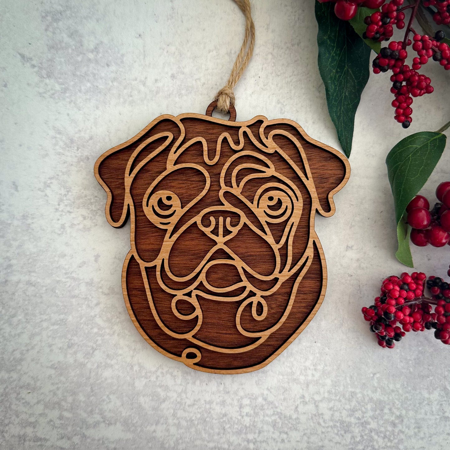 Personalized Dog Ornament