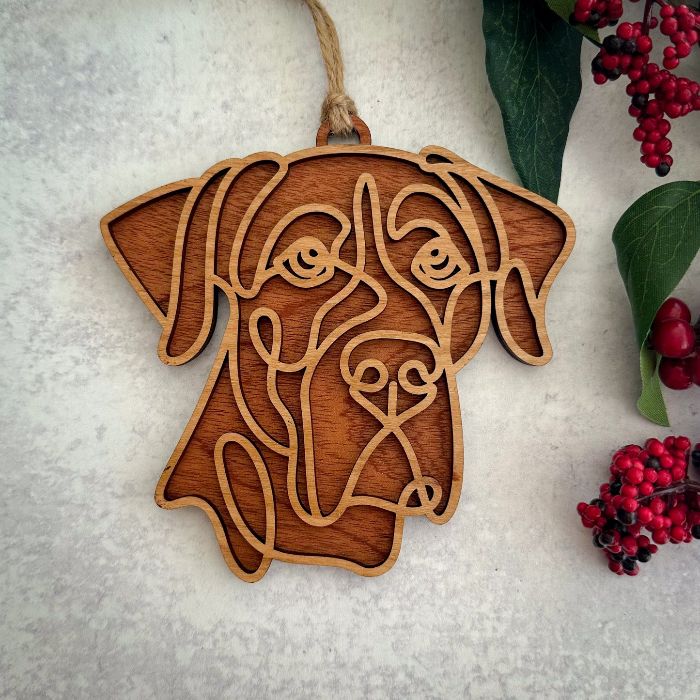 Personalized Dog Ornament