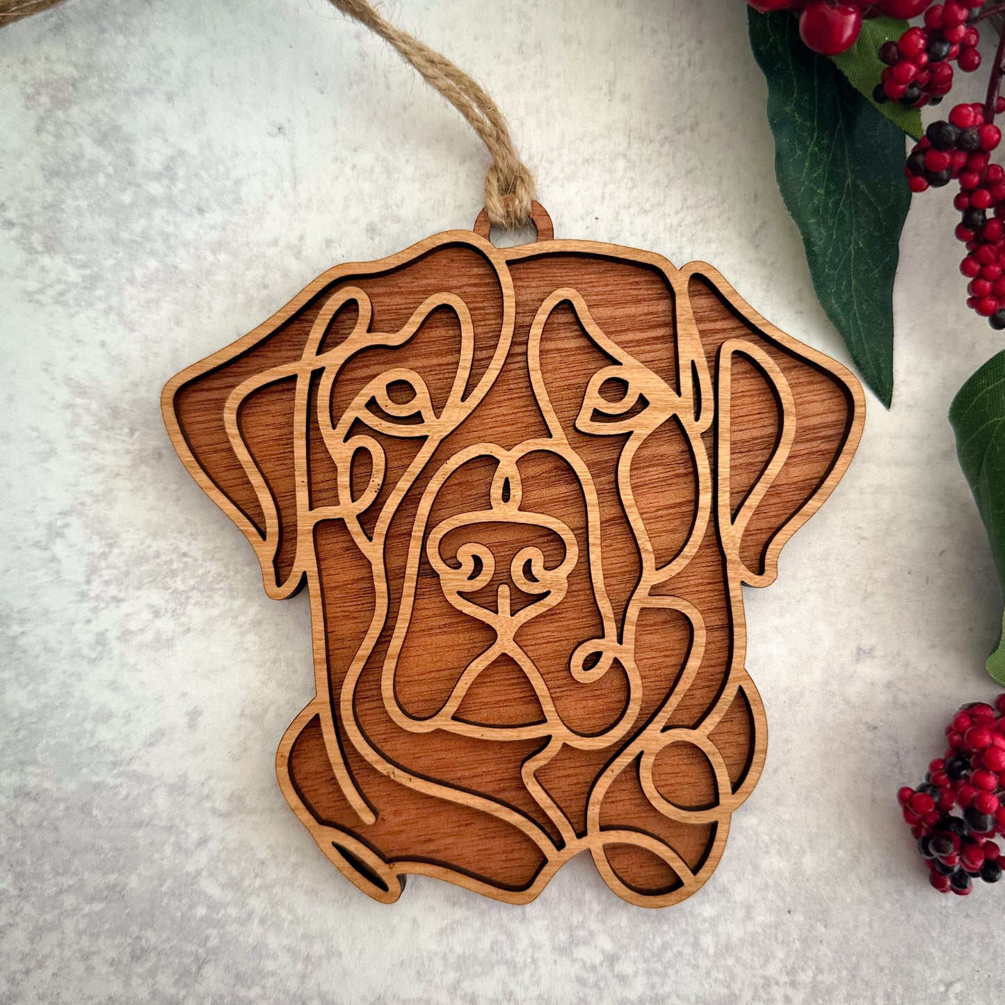 Personalized Dog Ornament