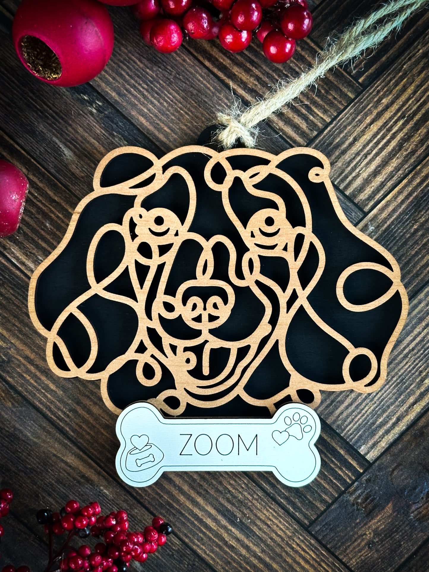 Personalized Dog Ornament