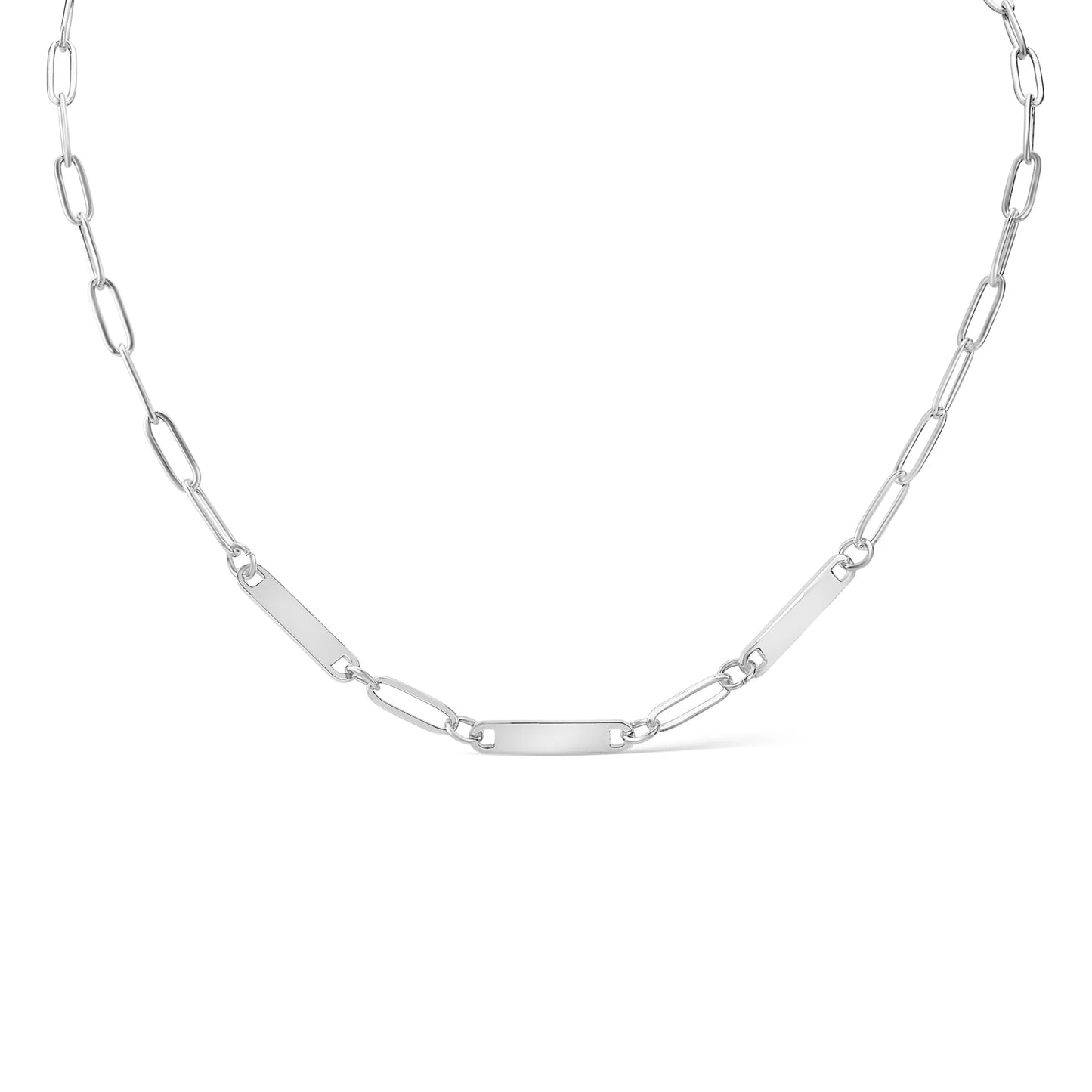 Paperclip 3 Bar Necklace - 18"