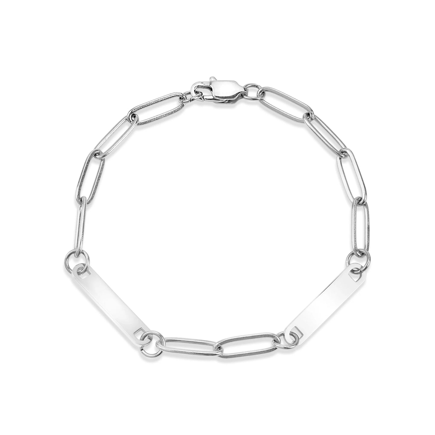 Paperclip 2 Bar Bracelet